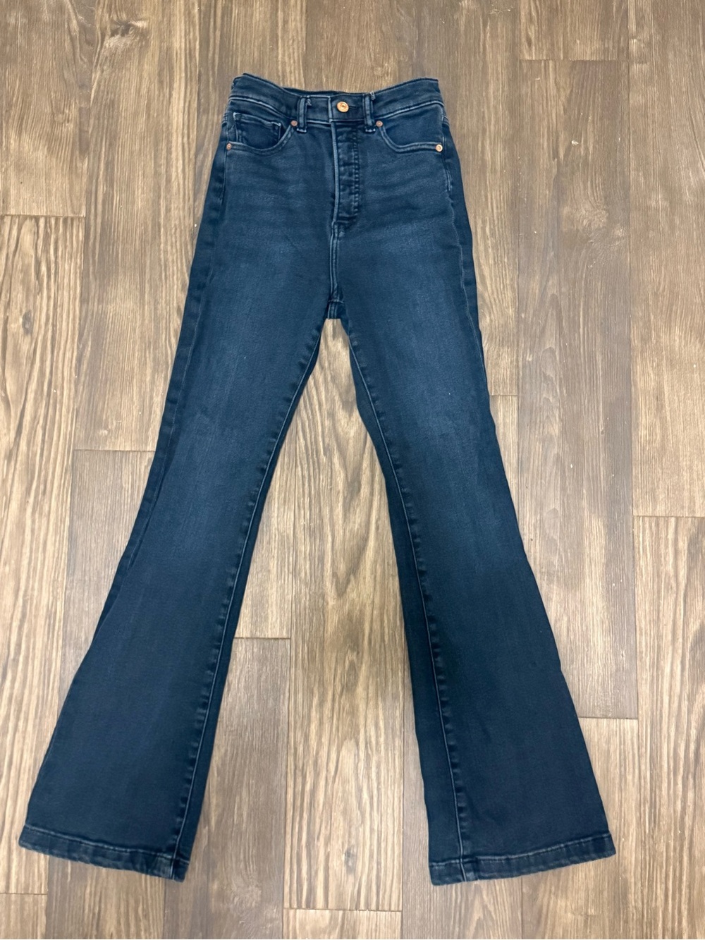 Express Women’s Dark Blue Flare Jeans